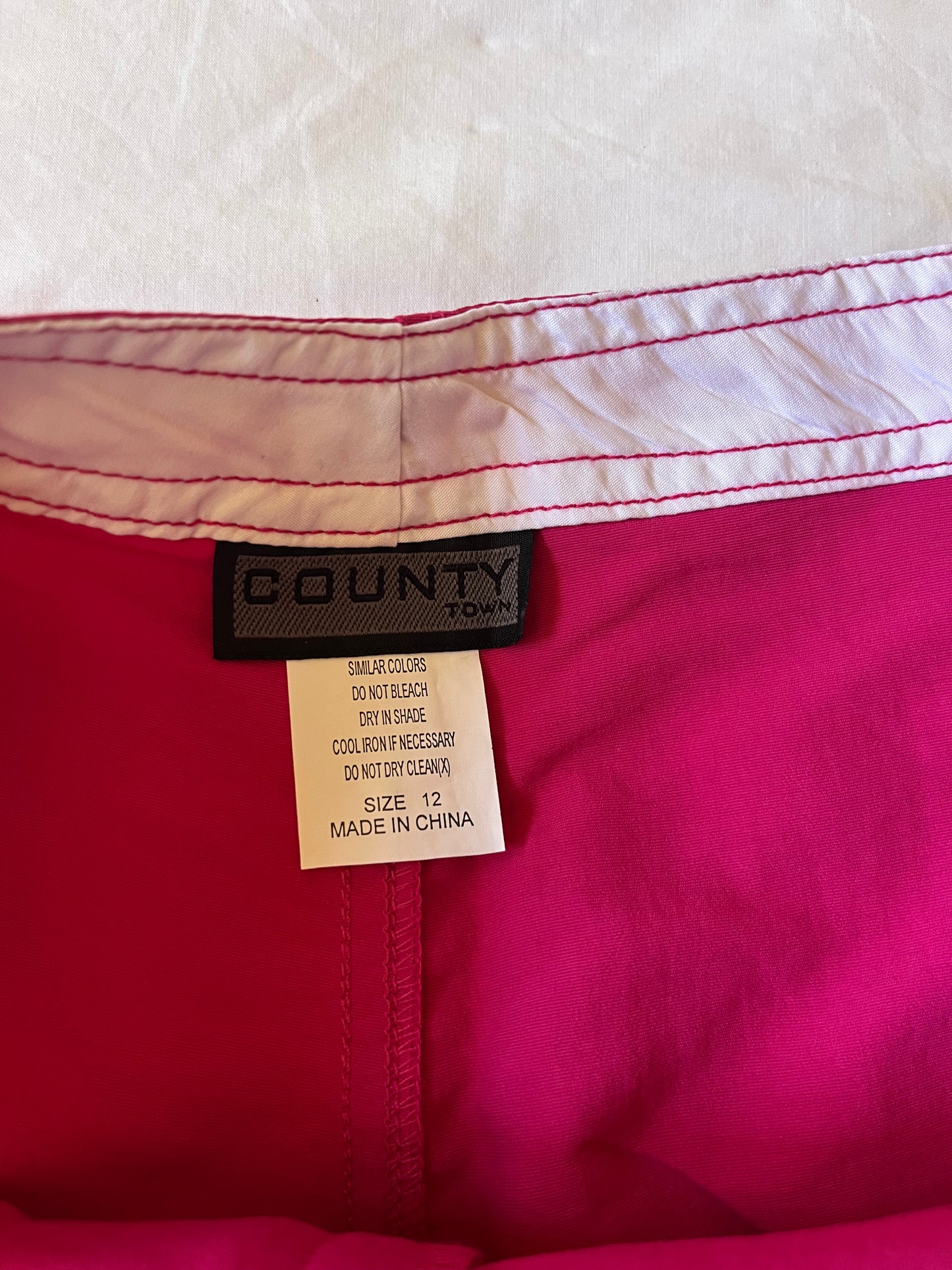 pink stripe board shorts deadstock 2000s
