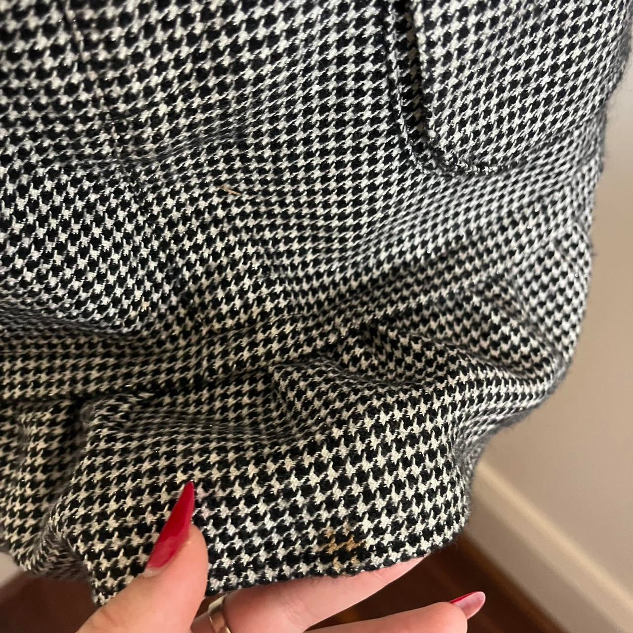 vintage y2k 2000s tommy girl gingham check micro mini skirt with ruffle