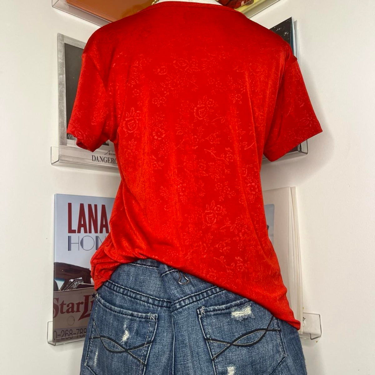 deadstock NWOT vintage 90s red top