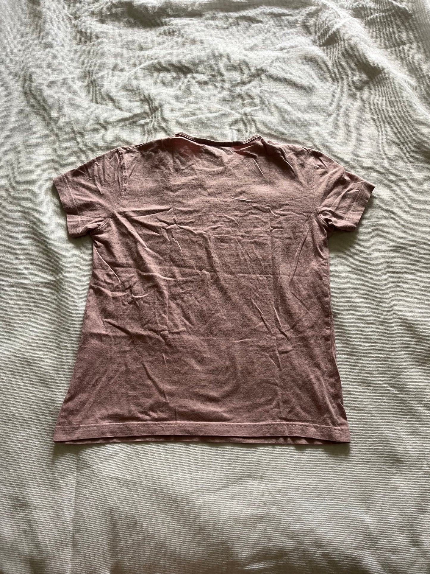 y2k 2000s pink reebok logo graphic tshirt