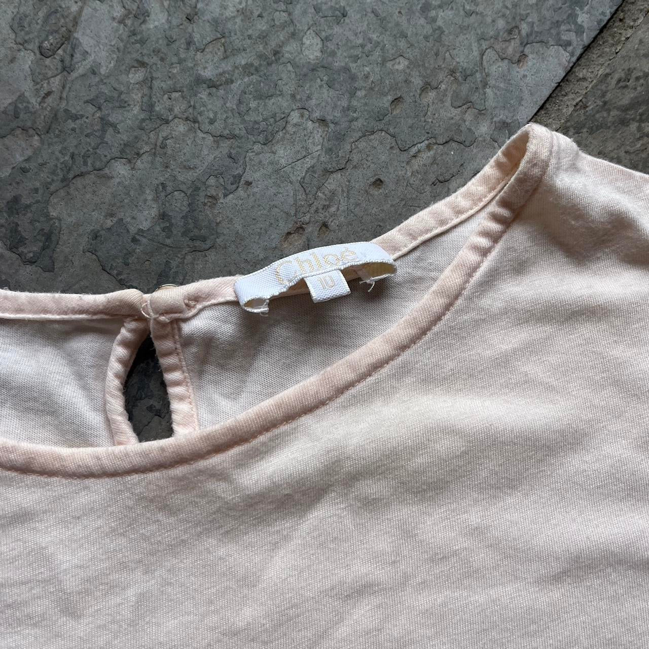 pastel pink chloe baby tee