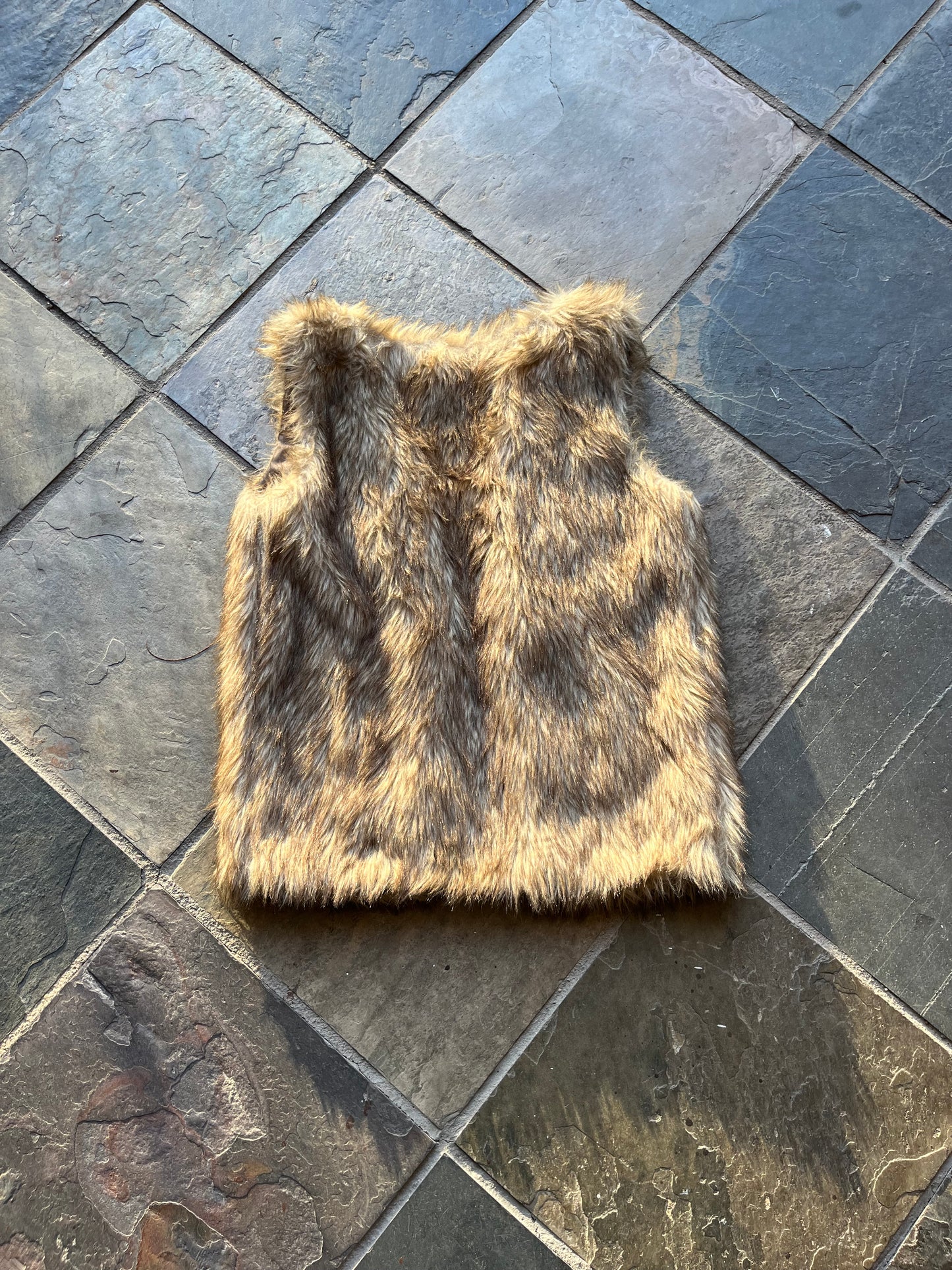 faux fur vest