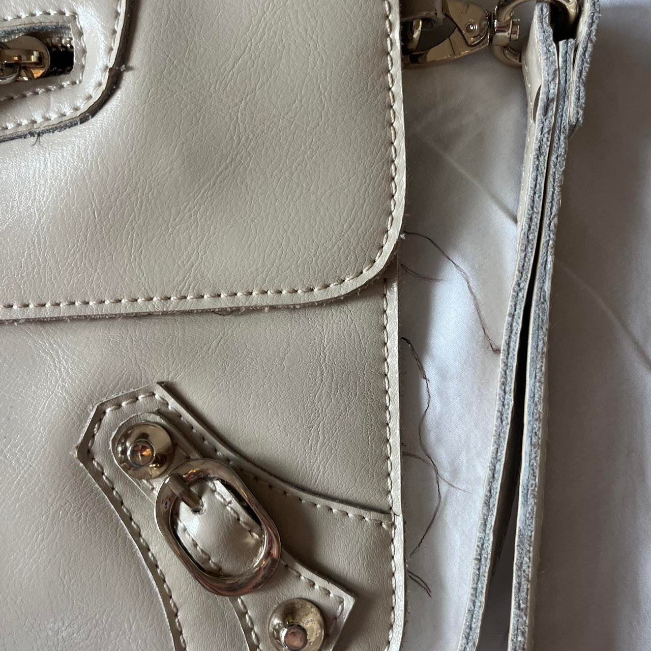 vintage moto style crossbody bag