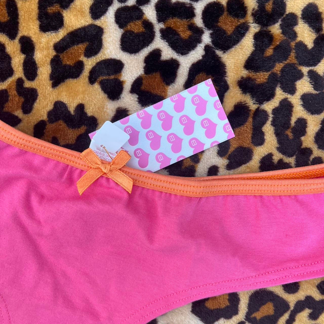 deadstock NWT pink cheeky undies y2k 2000s