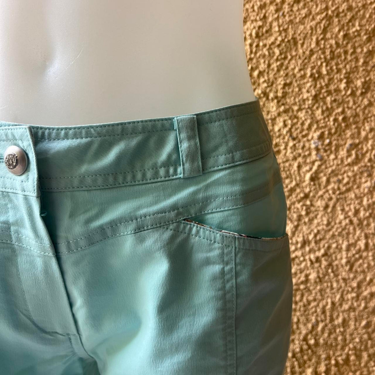 vintage 2000s y2k aqua blue pants