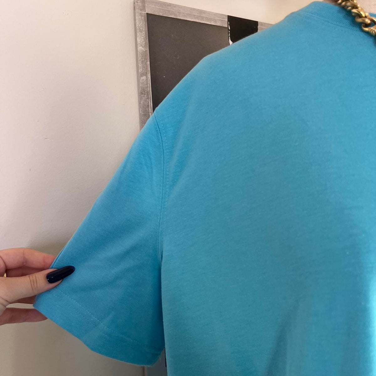 deadstock NWT basic blue tshirt