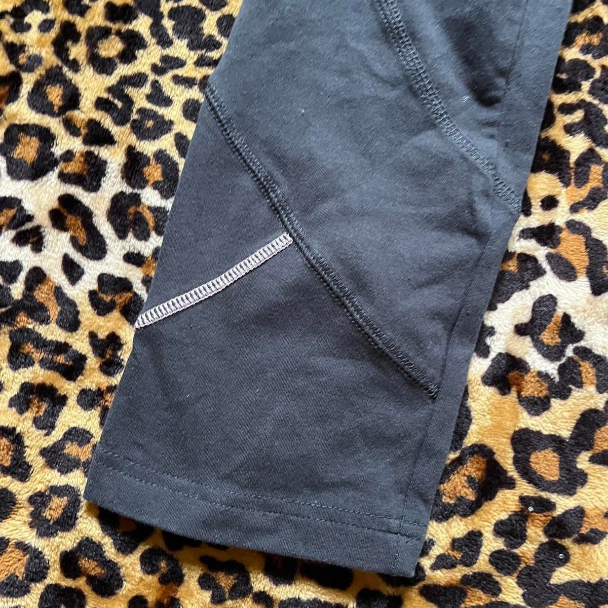 deadstock NWT 2000s y2k grey capri yoga leggings