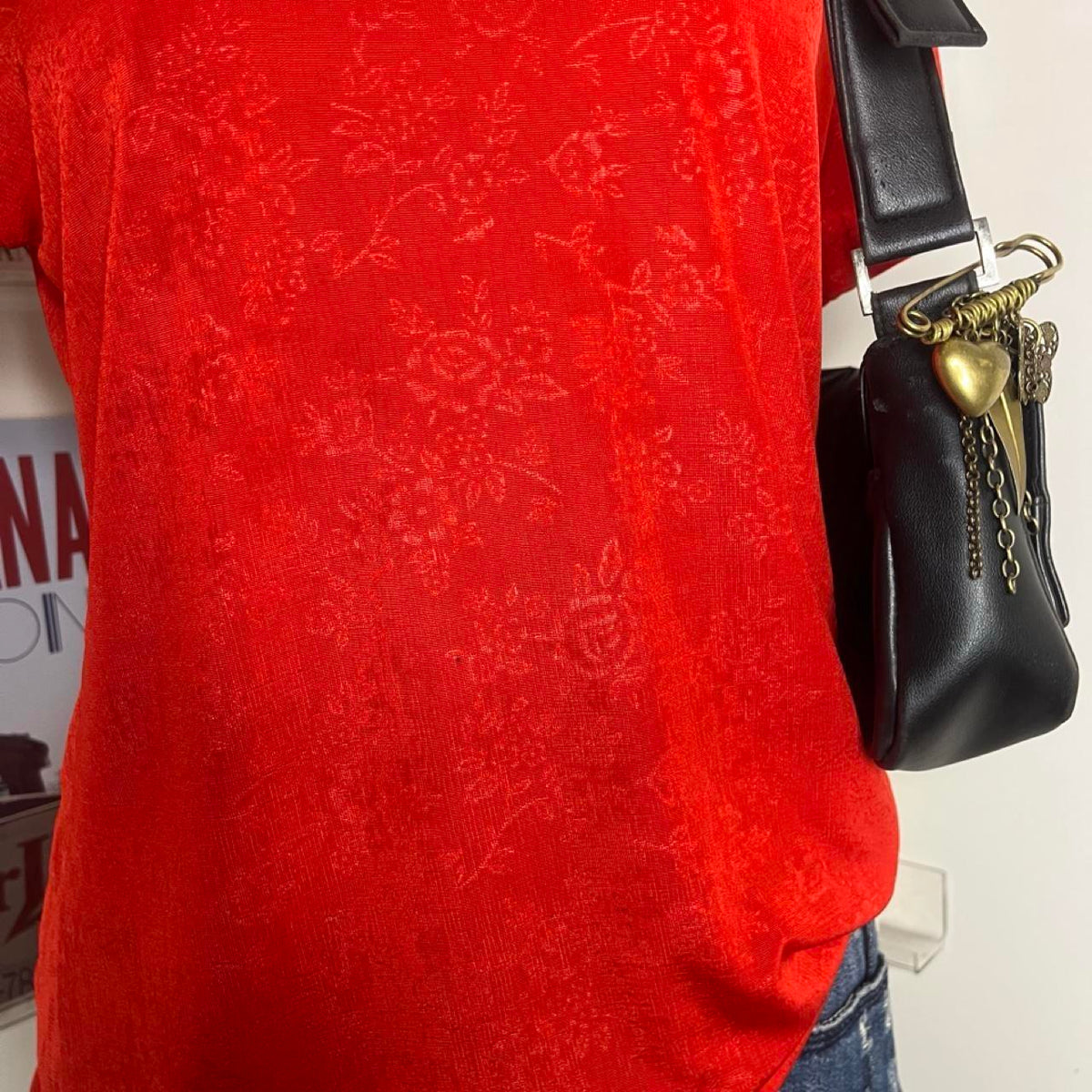 deadstock NWOT vintage 90s red top