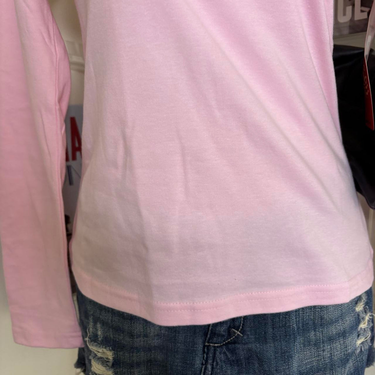 deadstock NWT basic pink long sleeve