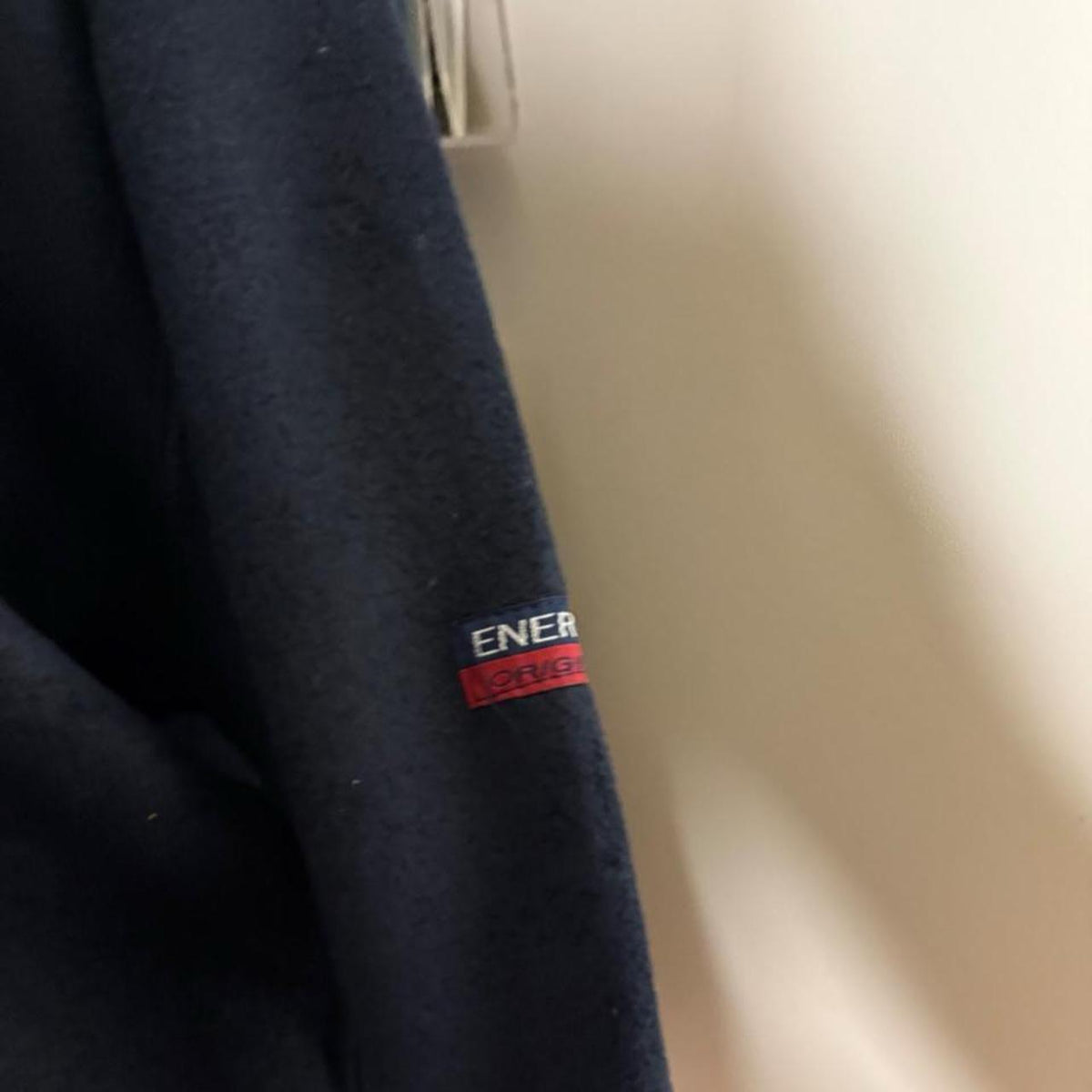 deadstock NWOT 2000s activewear navy fleece quarter zip