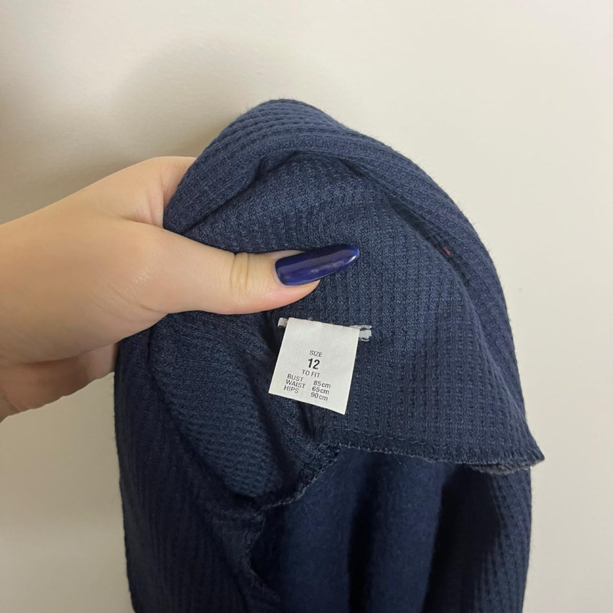 deadstock NWOT vintage style navy button up jacket