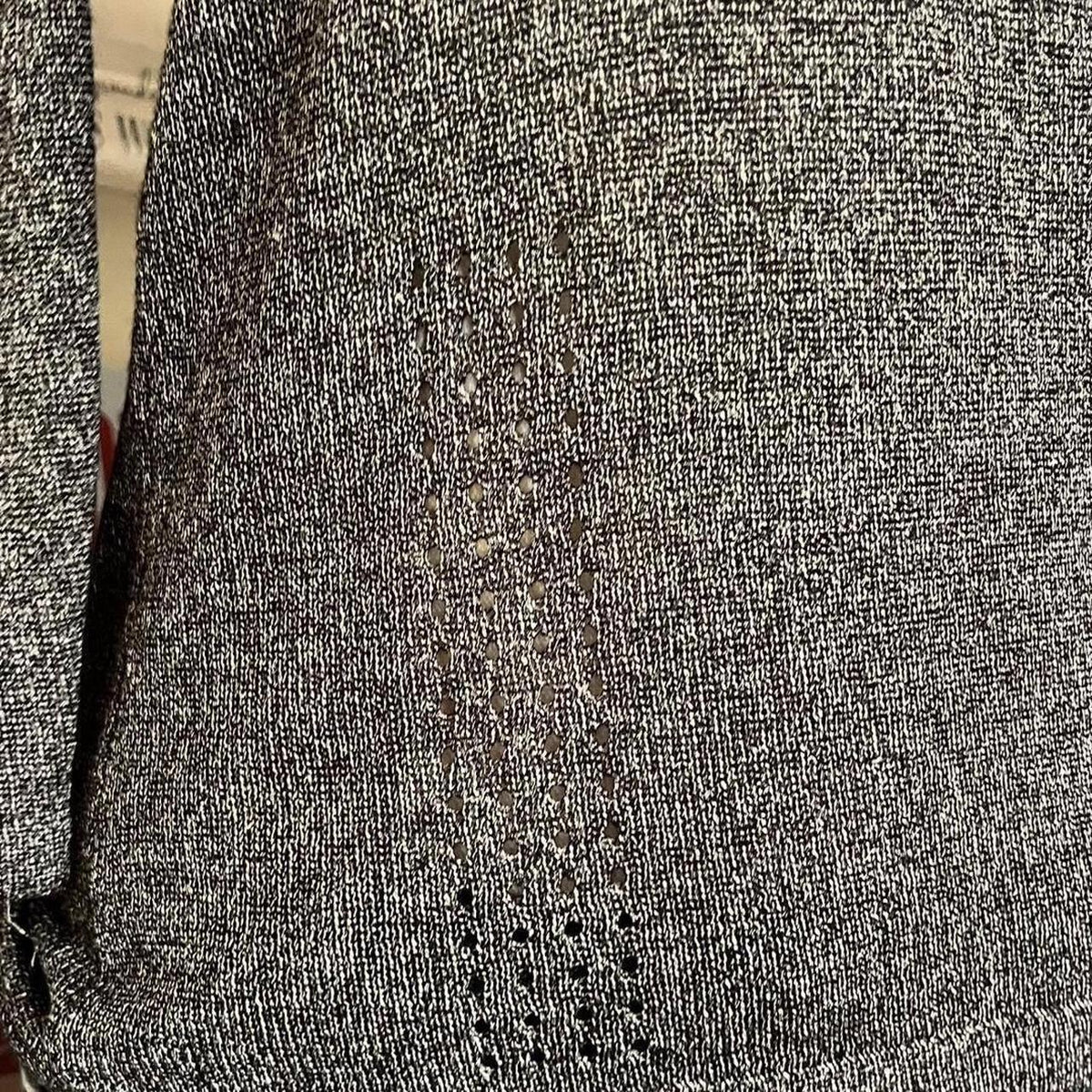 vintage 90s silver half sleeve knit sweater top